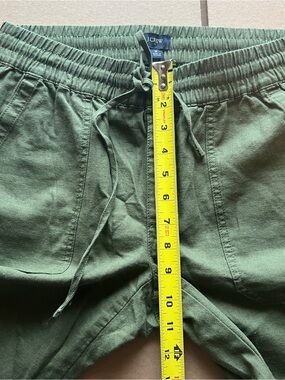 J Crew Linen Blend Cargo Pants